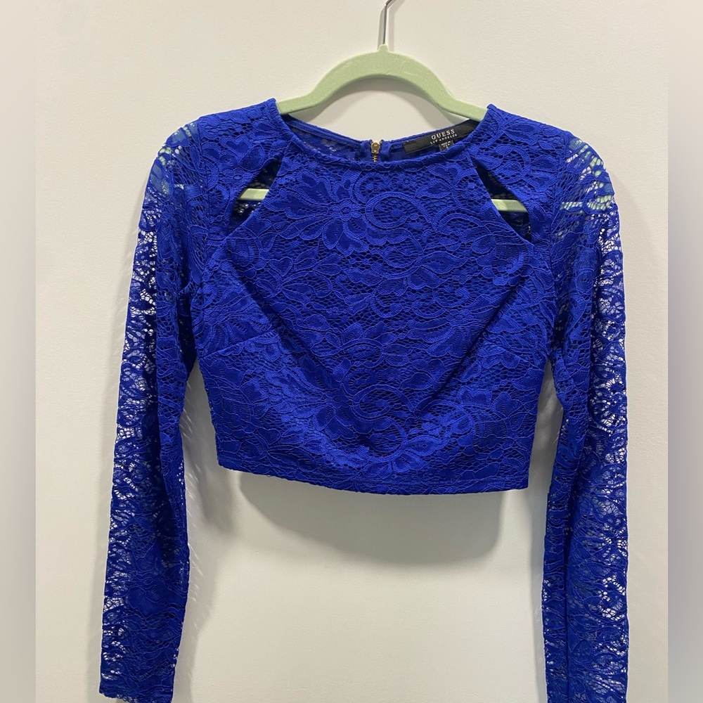 Guess Crop Top Sz S Lace